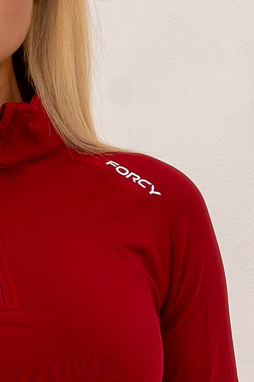 BOLT half zip jacka - Röd