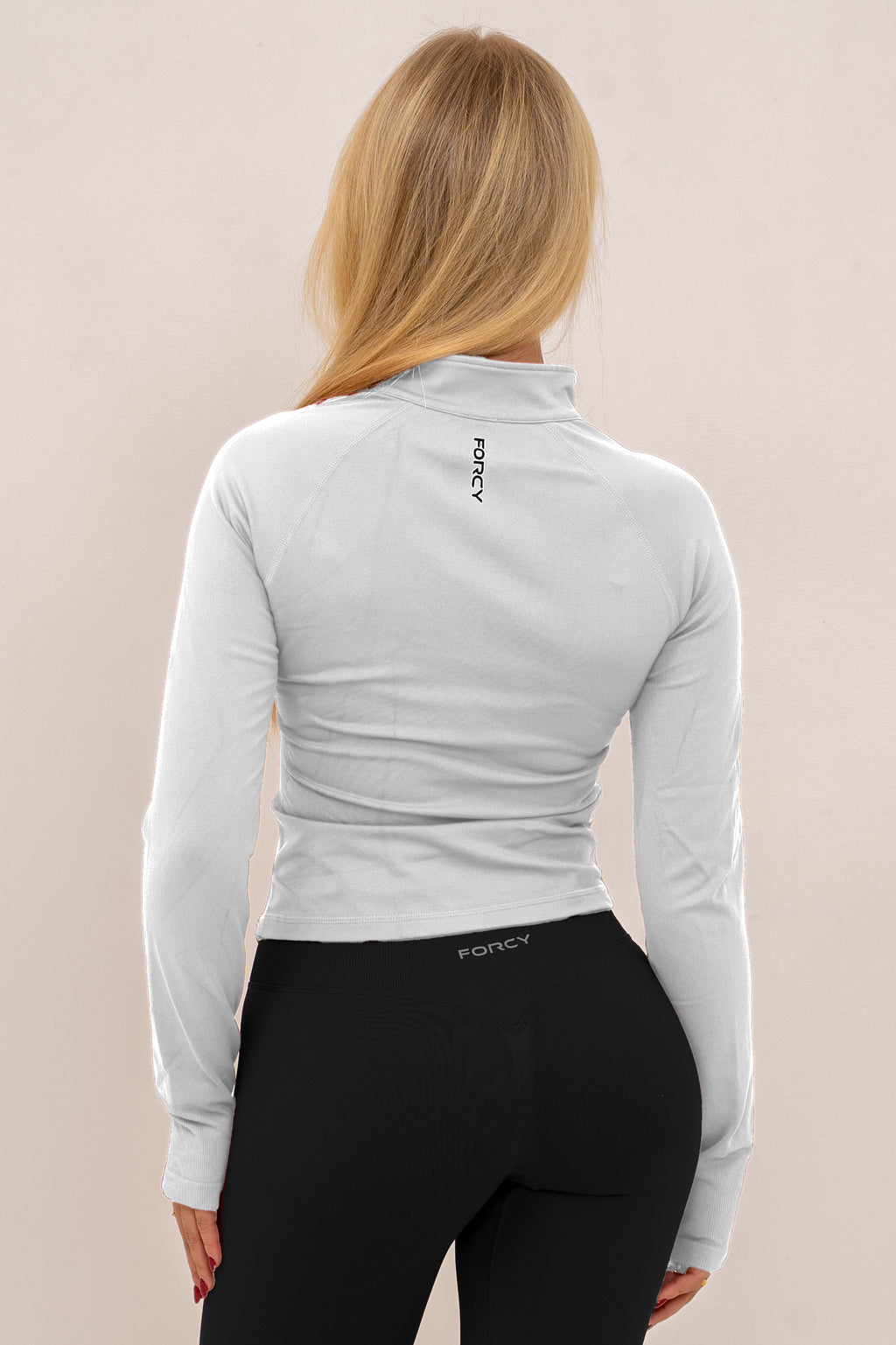 BOLT half zip jacka - Vit