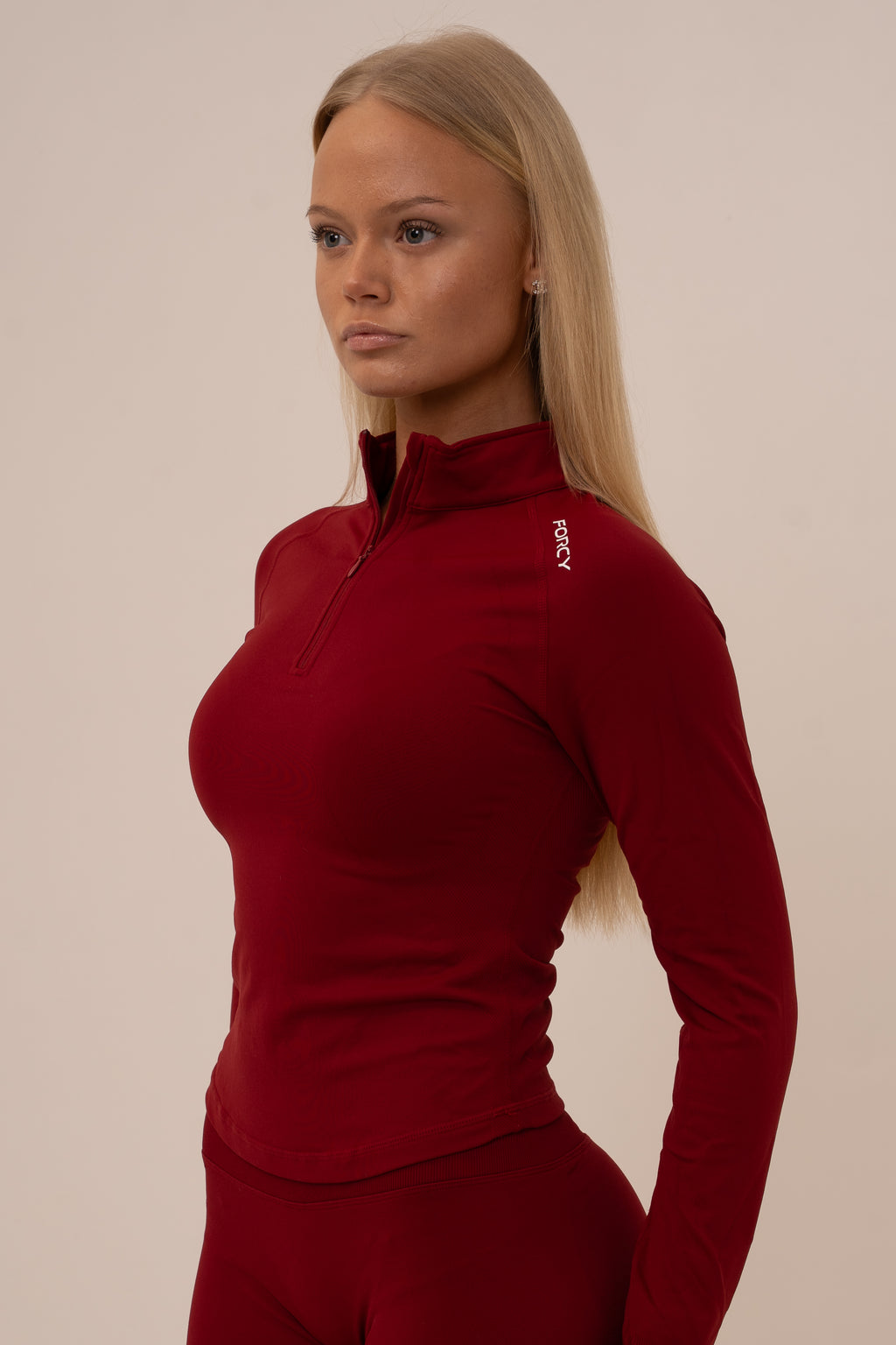 BOLT half zip jacka - Röd