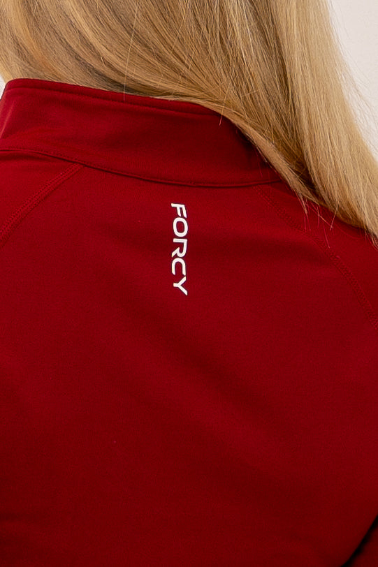 BOLT half zip jacka - Röd