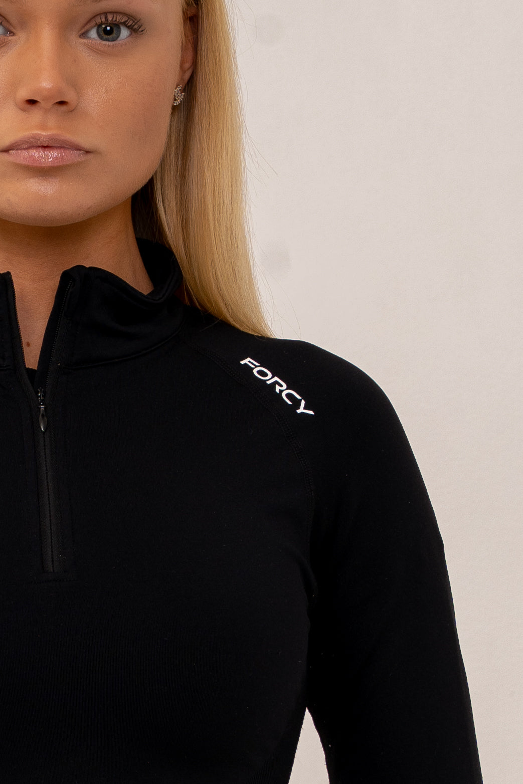BOLT half zip jacka - Svart