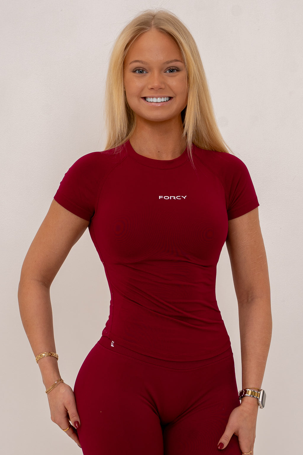 BOLT Short Sleeve T-shirt - Ruby