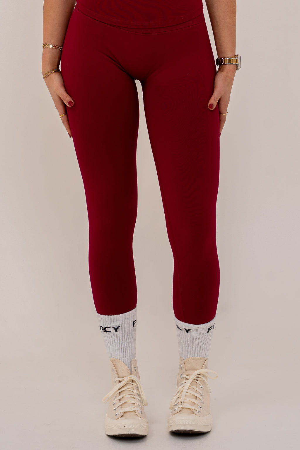 Bolt scrunch leggings - RUBY