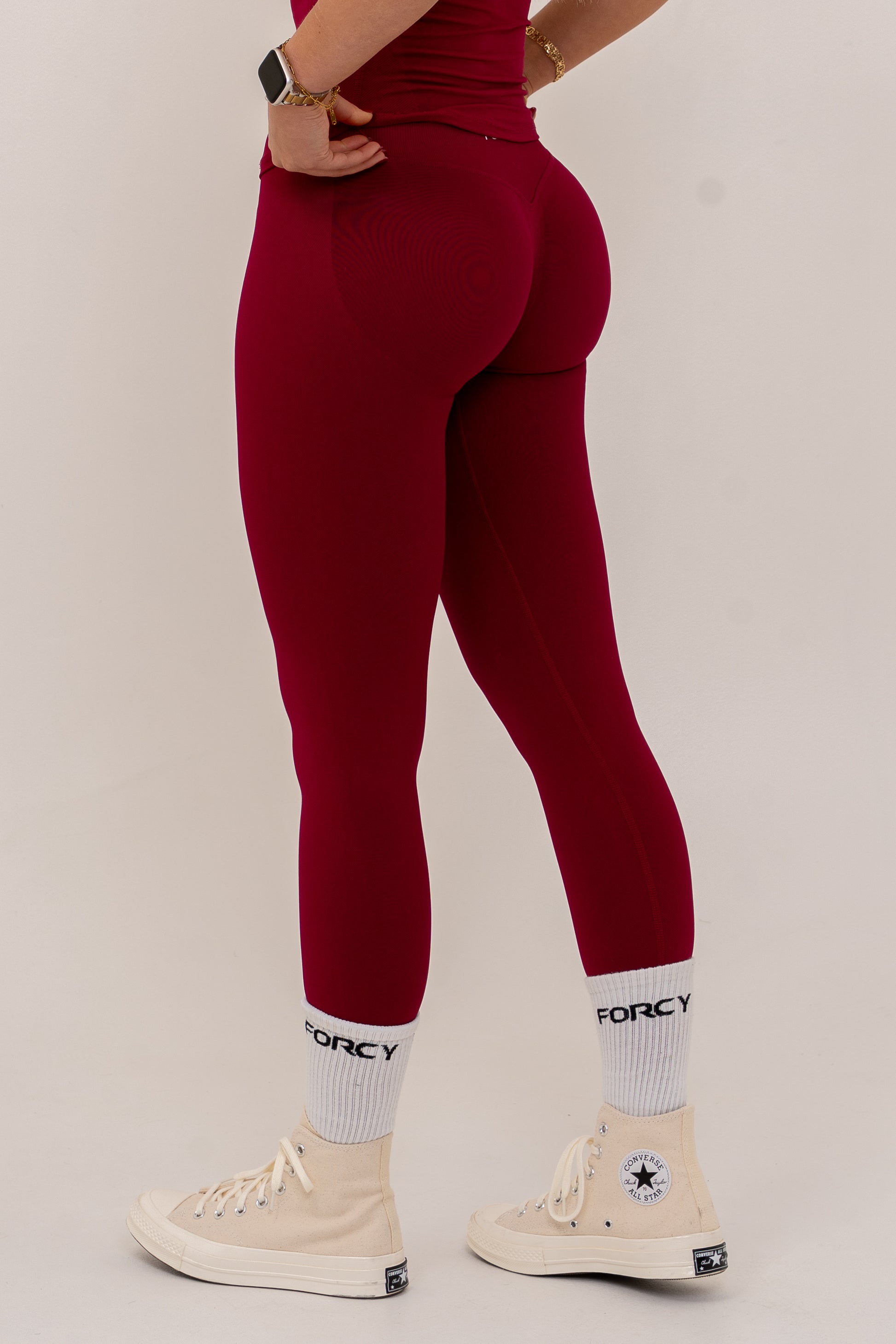 Bolt scrunch leggings - RUBY